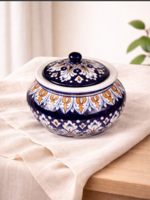 Blue Pottery Handi